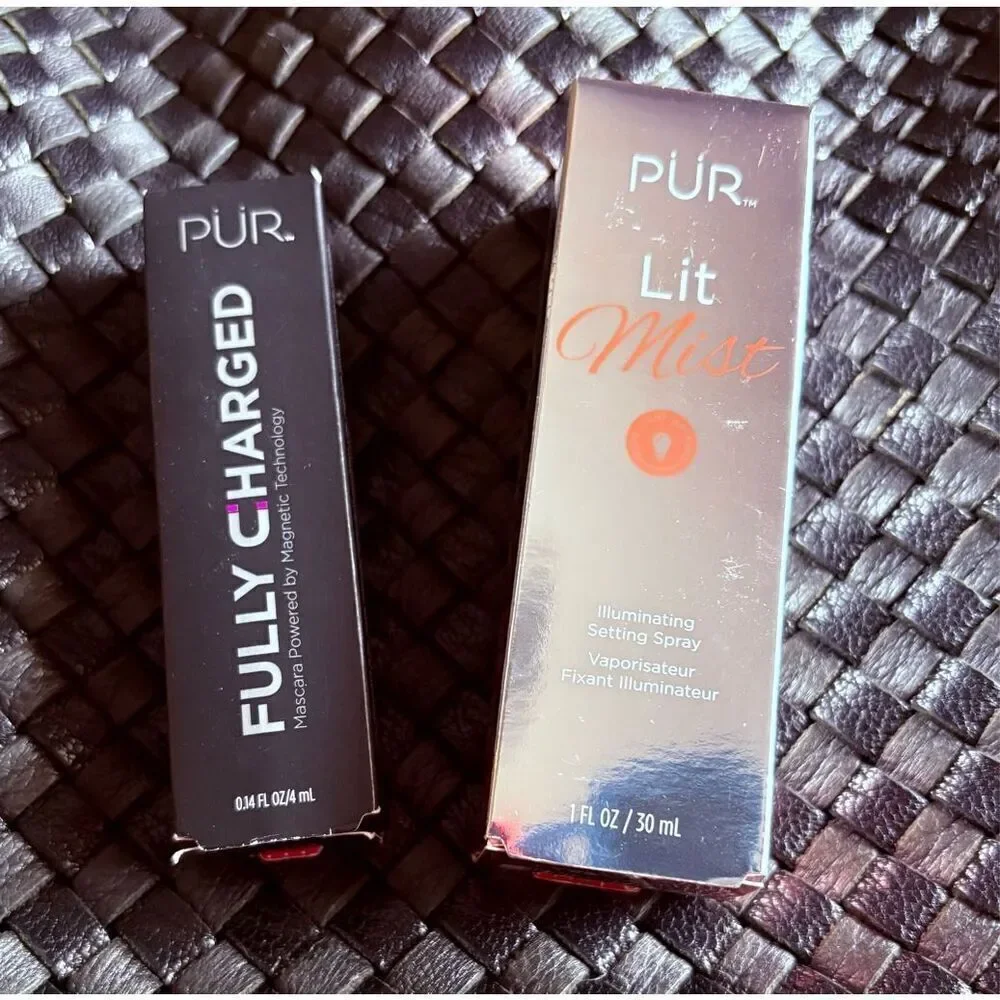 PUR - NWT - Duo of Fully Charged Mascara (.15 fl oz) & Lit Mist (1 fl oz).